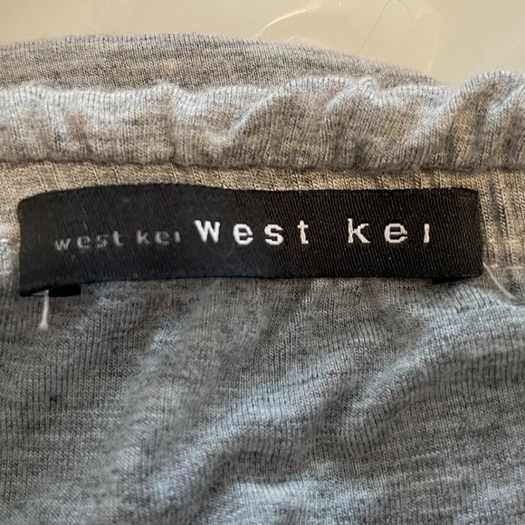 West Kei Strapless Maxi Dress Size xs/s - Gray - Picture 6 of 7